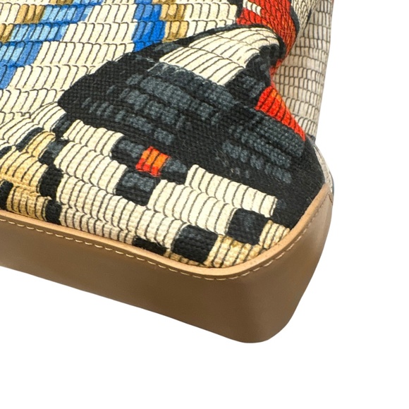 Longchamp Roseau Panier d'Art Tote Red/Ocean - Picture 10 of 11